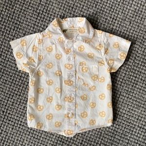 MONICA + ANDY Short Sleeve Button Down (12mo)